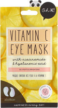 Oh K Brightening and Cooling Eye Mask for Puffy Eyes, Packed with Hyaluronic Acid and Vitamin C, Vegan and Cruelty Free, 15g