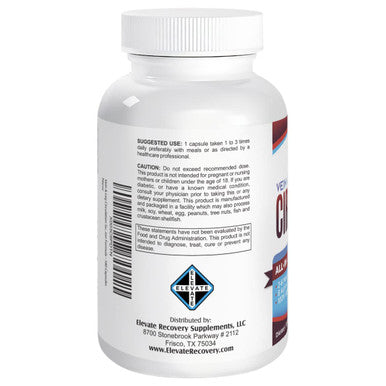 Elevate Recovery Supplements 2-Month Vein & Leg Circulation Support Supplement (All-In-1) With 8 Active Ingredients - Natural Blood Circulation Booster - Vein Health Formula - Leg & Vein Supplements - 180 Capsules