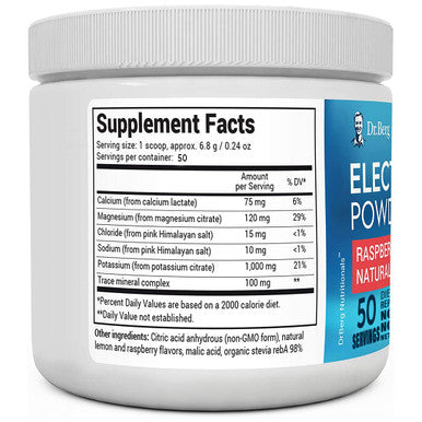 Dr. Berg's Keto Combo - Electrolyte Powder Raspberry & Lemon Hydration Drink Mix Supplement Boosts Energy & Keto-Friendly - Nutritional Yeast Tablets Non-Fortified Natural B12 All 8 B Vitamin Complex
