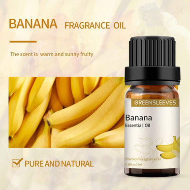 Banana Essential Oil, Premium Grade Fruit Scented Oil Fragrance Oil 10ml for Diffusers by GREENSLEEVES