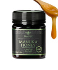 BeeNZ Raw MÃƒâ€žÃ‚Ânuka Honey, Certified UMF 5+ (MGO 83+), Pure New Zealand Monofloral MÃƒâ€žÃ‚Ânuka Honey, Natural Sweetener and Superfood for Daily Wellness Support, Monofloral, No Sugar Added, Traceable from Hive to Jar, 8.8 oz/250g
