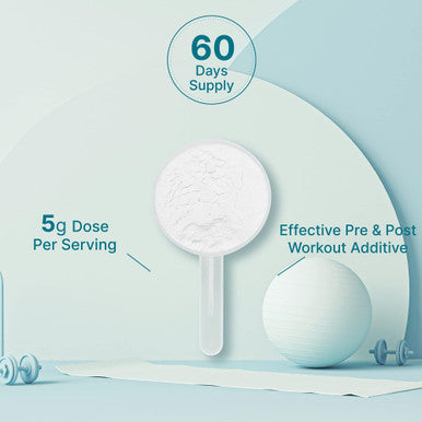 Creatine Monohydrate Powder 300 Grams (60 Servings), Unflavored | Pure | Micronized Creatine Powder, 5000mg(5g) Per Serving, 2 Month Supply, Vegan | Keto, Non-GMO, No Filler, No Additives
