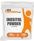 BulkSupplements Inositol Powder - Vitamin B8 Supplement for Antioxidants & Liver Support - Unflavored, - 500mg , 2000 Servings (1 Kilogram - 2.2 lbs)