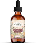 Earthley Wellness Liver Love Herbal Liver Health and Detox Support Natural Liver Function Support All Natural Organic Ingredients Like Turmeric Root Dandelion Root