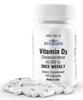 Nivagen Vitamin D3 50,000 IU (1250 mcg) | Once Weekly Dose | 100 Capsules