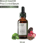Sacred Grove Frizz Control Hair Serum With Broccoli Seed Oil | Best Natural Hair Serum For Dry & Frizzy Hair | For Men, Women & Children | 30 Ml