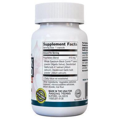 Black Seed Black Seed With Garlic 100 Cap