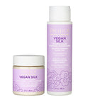 Pacifica Beauty Vegan Silk Shampoo + Conditioner Set, Vanilla, Almond Oil, Shea Butter, Vitamin B for Dry and Damaged Hair, Hydration, Shine, Silky Smooth, Clean Hair Care, 20 Oz