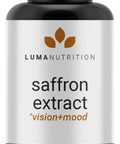 Luma Nutrition Saffron Extract Capsules - Premium Saffron Supplements - 88.50 Mg Pure Saffron Pills - Mood Support - Eye Support - Made In The Usa - 60 Capsules