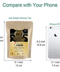 Fullchea - Chinese Tea Golden Monkey - Fujian Black Tea Loose Leaf - Golden Tea Chinese - Pleasant Taste with Malt and Chocolate - Perfect Morning Tea - 4oz / 113g