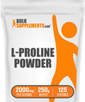 Bulksupplements Pure L-Proline Powder (250 Grams)