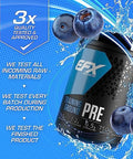 Efx Sports Training Ground Pre Workout Powderenergy & Muscle Pumpswith Hydromax Glycerol Citrulline Beta Alanine300Mg Caffeine20 Servings (Blueberry)