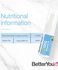BetterYou Dlux 1000 Vitamin D Spray, 15ML