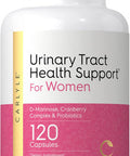 Carlyle Urinary Tract Health for Women | 120 Capsules | Relief for Women | with D-Mannose Cranberry Complex & Probiotics | Non-GMO Gluten