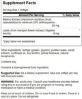 Swanson Standardized Lutein & Bilberry 60 Sgels