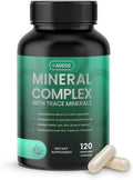 Premium Blend Of 52 Trace Minerals Complex With Essential Minerals In Chelated Form All Natural And 100% Organic - 120 Capsules - Full Spectrum Ionic Mineral Blend - Safe For Women And Men