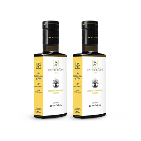 HYPERELEON GOLD | Premium, Organic, Extremely High Phenolic, Greek Extra Virgin Olive Oil 100% Pure & Natural | Bio & Unfiltered | 85 Top INTERNATIONAL Awards | 260ml (Pack of 1)