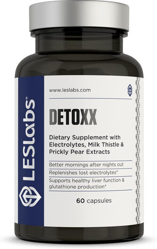 Les Labs Detoxx and Liver Support Duo- Bundle for Supporting Healthy Liver Function glutathione Production and detoxification