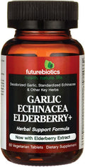 Garlic Echinacea Elderberry+ 60 Veg Tabs