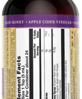 Honey Gardens Elderberry & Honey Immune Syrup - Black Elderberry Syrup For Adults & Kids Natural Throat Defense Wellness Supplement With Propolis & Organic Apple Cider Vinegar - 8 Fl Oz