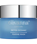 Olivanna Detox Oceanic Marine - Active Charcoal Facial Mask for Blemishes and Breakouts - Rich in Antioxidants Vitamin C and E - 1.6 oz