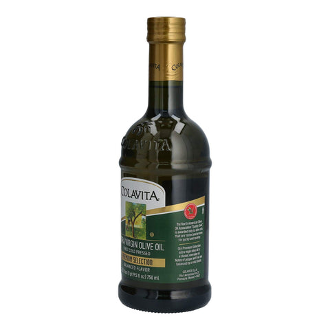 Colavita Premium Selection Extra Virgin Olive Oil Glass Bottle 25.5 Fl Oz