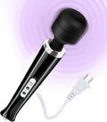 Wired Handheld Massager Personal Foot Deep Tissue Massager Back Massager With 10 Speed Settings Powerful Whole Body Massage Tool For Muscle Back Foot Neck (Black)