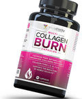 Multi Collagen Burn MultiType Hydrolyzed Collagen Protein Peptides with Hyaluronic Acid Vitamin C SOD B Dimpless Types I II III V and X Collagen Caffeine Unflavored Capsules