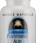 Source Naturals Pantothenic Acid 100mg 100 Tablets