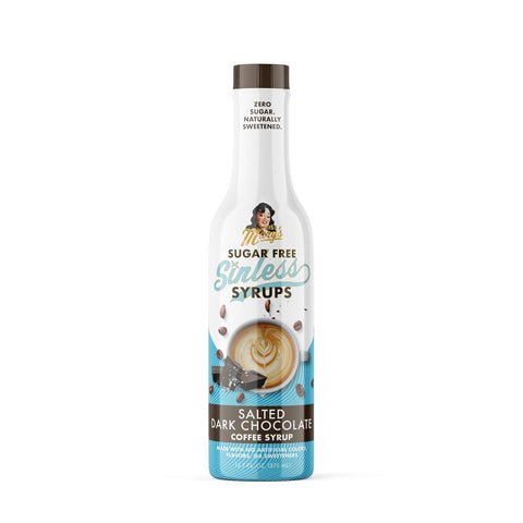 Sugar Salted Caramel Coffee Syrup Stevia Based No Sugar Alcohols or Sucralose No Artificial Sweeteners Natural Ingredients Coffee Tea Cocoa Dessert Keto Friendly 1 Pack