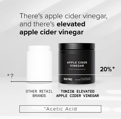 12x Potent Ultra High Strength Non-GMO Apple Cider Vinegar Capsules with Mother - 2,010mg Formula Pills with Cayenne Pepper - 20% Acetic Acid - 120 Capsules