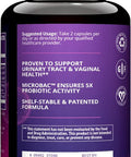 MRM Nutrition Women's Probiotics | Intestinal + Immune Health | Prebiotics + postbiotics | Clinically Proven| 25 Billion Cells | Good Bacteria for Gut Health| Shelf Stable | 30 Servings