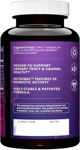 MRM Nutrition Women's Probiotics | Intestinal + Immune Health | Prebiotics + postbiotics | Clinically Proven| 25 Billion Cells | Good Bacteria for Gut Health| Shelf Stable | 30 Servings