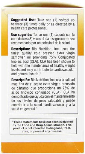 Safflower Oil 90 SOFTGELS By Bio Nutrition Inc