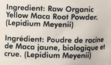Ecoideas Organic Yellow Maca, 454g