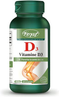VORST Vitamin D3 25mcg 1000 IU 120 Capsules | Supplements for Bone Growth & Dental Health | 1 Bottle