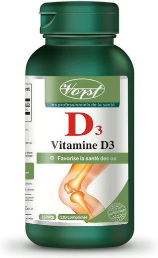 VORST Vitamin D3 25mcg 1000 IU 120 Capsules | Supplements for Bone Growth & Dental Health | 1 Bottle