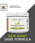 Biome Breakthrough Repair Powder - Chocolate Flavor - Has Lactobacillus Strains, Bone Broth & Collagen - Source of L-Glutamine - Gas & Bloating Relief - Improves Gut Health - 30 Servings - 150g
