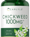 Carlyle Chickweed Capsules | 1,000Mg | 120 Count | Non-Gmo, Gluten Free Extract | Herbal Supplement