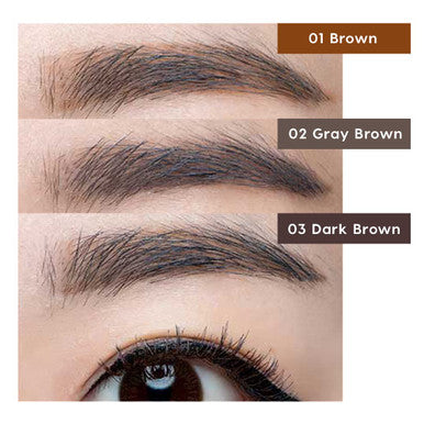 [The Saem] Saemmul Wood Eyebrow Pencil 0.06Oz, 02 Gray Brown
