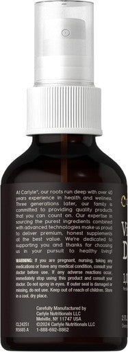 Carlyle Vitamin D3 1000IU Liquid Spray | 4 FL Oz (2 x 2 fl oz) | 2 Pack | Vegetarian Non-GMO Gluten Supplement