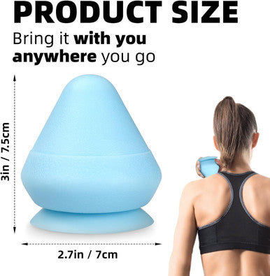Mountable Massage For Back Neck, Shoulder, Feet, Leg, Back Myofascial Release, Muscle Knots, Pain Relief, Mountable Back Pain Relief Tool & Trigger Point And Deep Tissue Massage