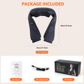 Rechargeable Neck Massager With Heat - Shiatsu Back And Neck Massager, Cordless Portable Kneading Shoulder Massage Shawl For Pain Relief Deep Tissue Christmas Gifts For Dad Mom Friends