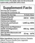 NatureS Bounty Calcium Magnesium Zinc 100 Count Pack Of 6