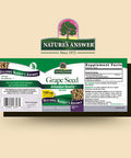 Nature'S Answer Grape Seed Vegetarian Capsules 60-Count | Natural Immune Support | Packed with Antioxidants | Promotes Cognitive Function & Cardiovascular Health
