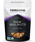 Terrasoul Superfoods Raw Organic Walnuts, 16 Oz - Chandler Variety | Fresh | Light Color