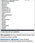 1MD Nutrition EnzymeMD Supplement 18 PlantBased Enzymes 60 Capsules