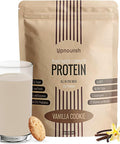 Upnourish Vanilla Cookie Vegan Protein Powder 54 Superfoods Powder,1.5 Billion Cfu Probiotics 21G Plant Based Protein,No Sugar No Dairy No Gmo Dairy ,Meal Replacement Shake Keto-Friendly Low-Carb Diet,15 Servings