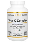 California Gold Nutrition Total C Complex, 500 Mg, 240 Veggie Capsules