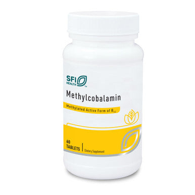 Klaire Labs SFI Health Methylcobalamin Lozenges - 5000 Micrograms Vitamin B12 for Cognitive & Cardiovascular Support Hypoallergenic & Natural Cherry Flavor 60 Fast Dissolve Tablets